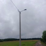 Budowa oświetlenia Połomia